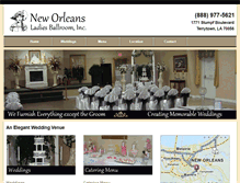 Tablet Screenshot of neworleansladiesballroom.com